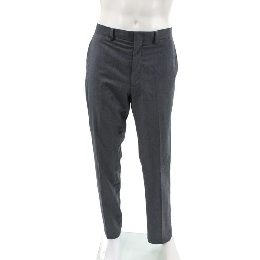 Michael Michael Kors Mens Dress Pants Dark Gray Big Tall Size 34
